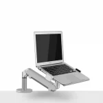 Gamvity Aluminum 2 In 1 Mount Arm For Monitor Arm & Laptop Stand Oz-1s - Silver