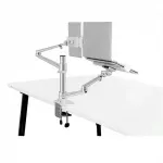 Gamvity Height Adjustable Universal Tablet And Laptop Mount Monitor Stand Arm Ol-3t - Silver