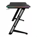 Gamvity Z-shaped (140x60x73)cm Gaming E-sports Desk With Led Rgb Light - Black Zp3-1400