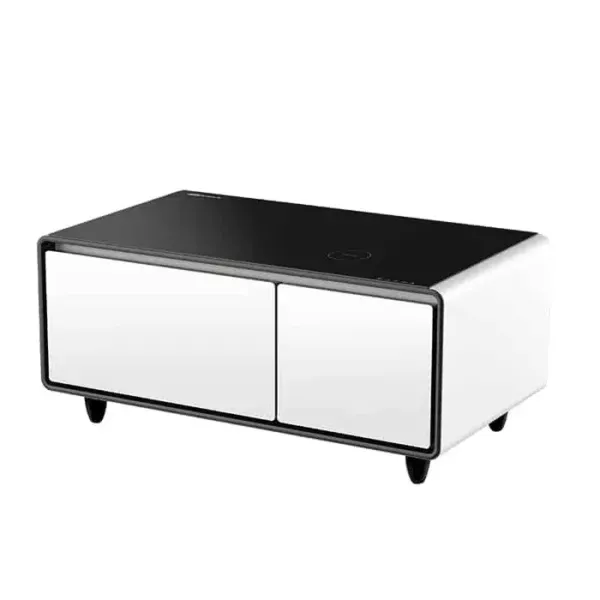 Second image of Gamvity Smart Coffee Table With 93l Refrigerator  Frozen & fridge Drawer Tb90 - White